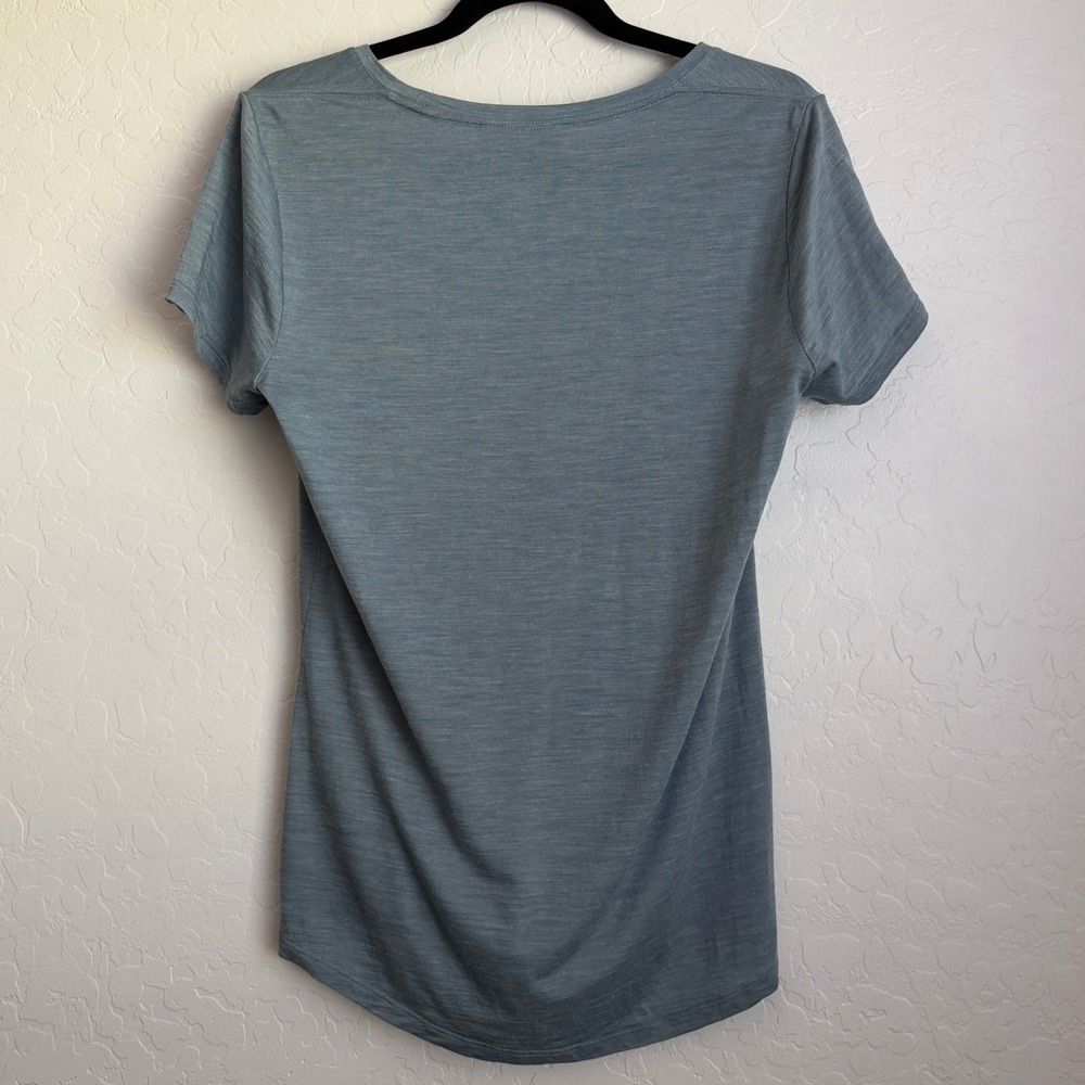 Icebreaker Women's Cool-lite Shirt Blue Large - Picture 2 of 8
